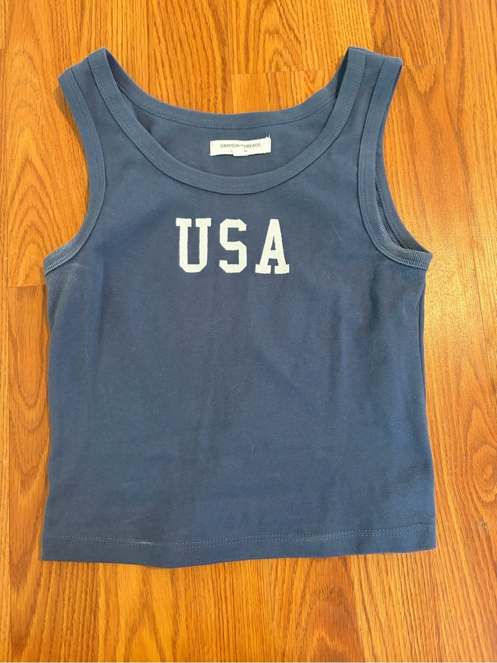 Navy USA Tank Top